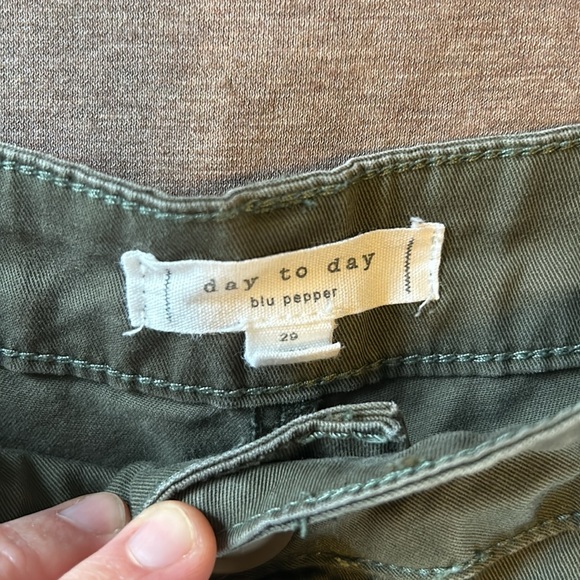 Blu Pepper Day to Day High Waisted Wide Leg Crop Pant - Picture 6 of 7